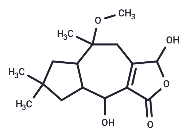 1,4-dihydroxy-8-methoxy-6,6,8-trimethyl-1H,3H,4H,4aH,5H,6H,7H,7aH,8H,9H-azuleno[5,6-c]furan-3-one