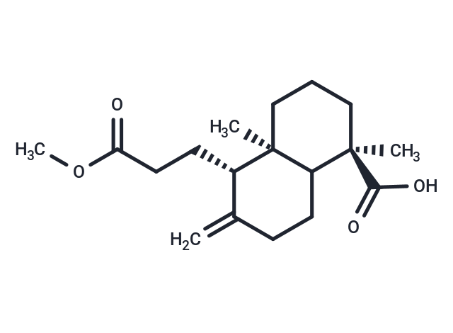 5-(3-methoxy-3-oxopropyl)-1,4a-dimethyl-6-methylidene-decahydronaphthalene-1-carboxylic acid