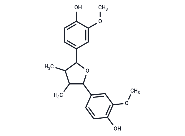 4-[5-(4-hydroxy-3-methoxyphenyl)-3,4-dimethyloxolan-2-yl]-2-methoxyphenol
