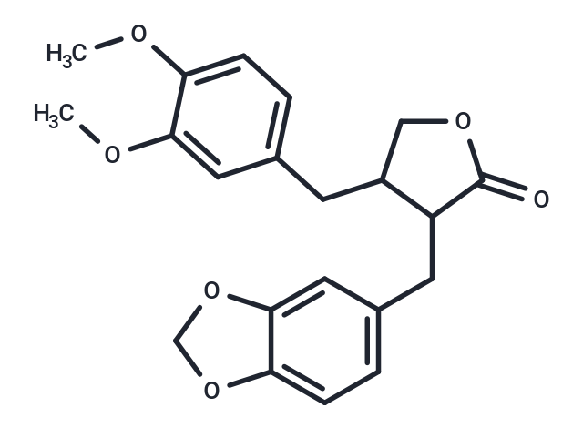 3-[(2H-1,3-benzodioxol-5-yl)methyl]-4-[(3,4-dimethoxyphenyl)methyl]oxolan-2-one