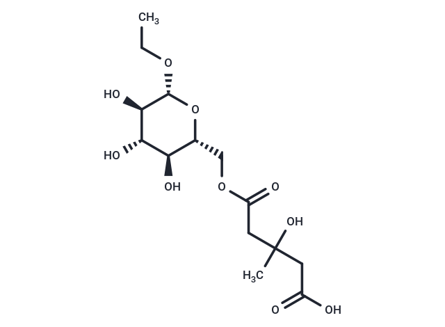 5-{[6-ethoxy-3,4,5-trihydroxyoxan-2-yl]methoxy}-3-hydroxy-3-methyl-5-oxopentanoic acid
