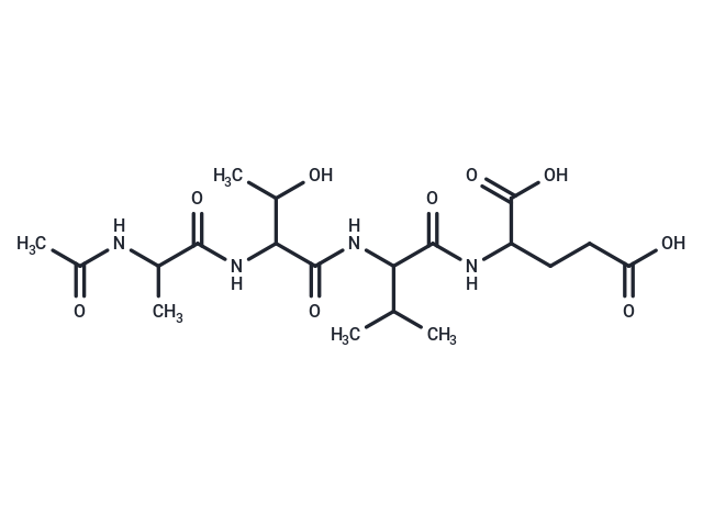 2-{2-[2-(2-acetamidopropanamido)-3-hydroxybutanamido]-3-methylbutanamido}pentanedioic acid