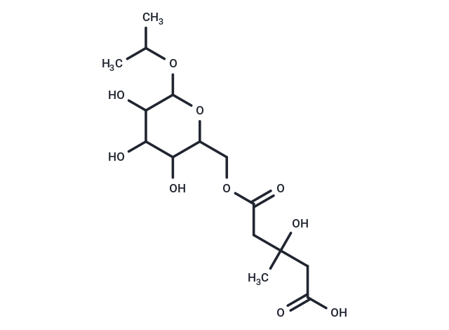 3-hydroxy-3-methyl-5-oxo-5-{[3,4,5-trihydroxy-6-(propan-2-yloxy)oxan-2-yl]methoxy}pentanoic acid