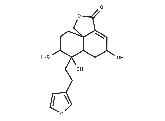7-[2-(furan-3-yl)ethyl]-5-hydroxy-dimethyl-1H,3H,5H,6H,6aH,7H,8H,9H,10H-naphtho[4,4a-c]furan-3-one