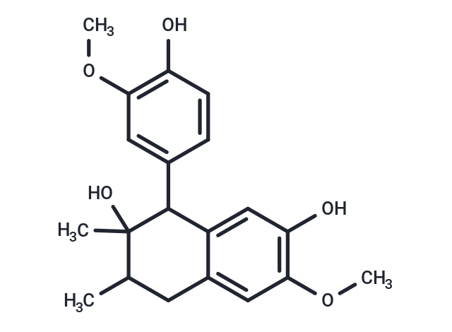 1-(4-hydroxy-3-methoxyphenyl)-6-methoxy-2,3-dimethyl-1,2,3,4-tetrahydronaphthalene-2,7-diol