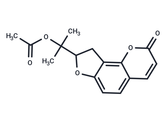 2-{2-oxo-2H,8H,9H-furo[2,3-h]chromen-8-yl}propan-2-yl acetate