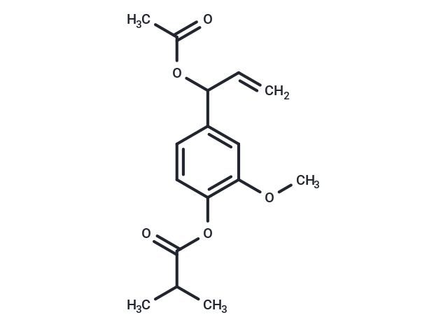 4-[1-(acetyloxy)prop-2-en-1-yl]-2-methoxyphenyl 2-methylpropanoate