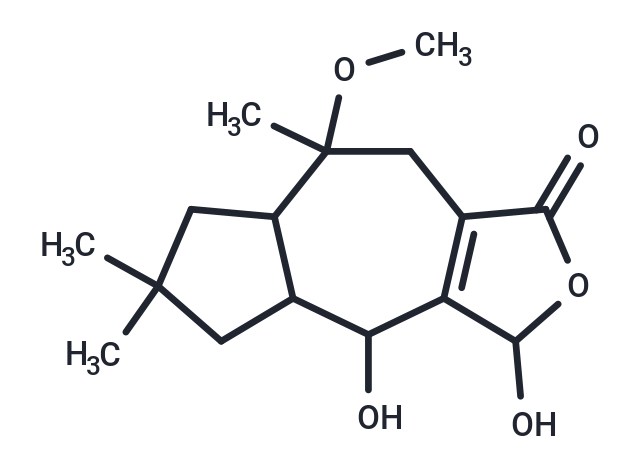 3,4-dihydroxy-8-methoxy-6,6,8-trimethyl-1H,3H,4H,4aH,5H,6H,7H,7aH,8H,9H-azuleno[5,6-c]furan-1-one