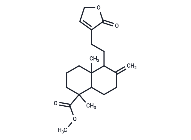 methyl-dimethyl-methylidene-5-[2-(2-oxo-dihydrofuran-yl)ethyl]-decahydronaphthalene-1-carboxylate