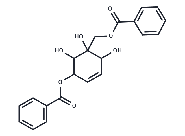 5-[(benzoyloxy)methyl]-4,5,6-trihydroxycyclohex-2-en-1-yl benzoate