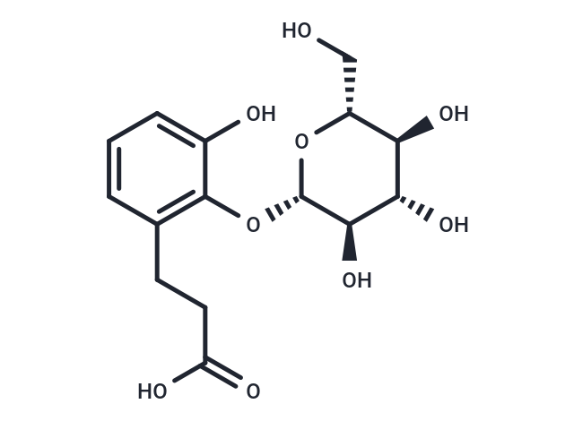 3-(3-hydroxy-2-{[3,4,5-trihydroxy-6-(hydroxymethyl)oxan-2-yl]oxy}phenyl)propanoic acid