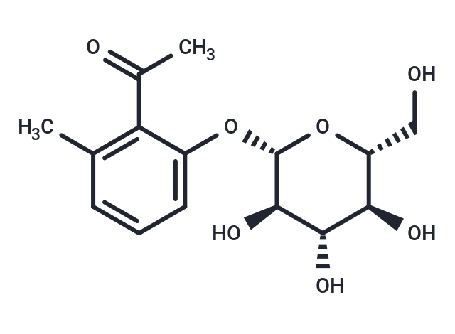 1-(2-methyl-6-{[(2S,3R,4S,5S,6R)-3,4,5-trihydroxy-6-(hydroxymethyl)oxan-2-yl]oxy}phenyl)ethan-1-one