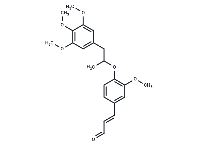 (2E)-3-(3-methoxy-4-{[1-(3,4,5-trimethoxyphenyl)propan-2-yl]oxy}phenyl)prop-2-enal
