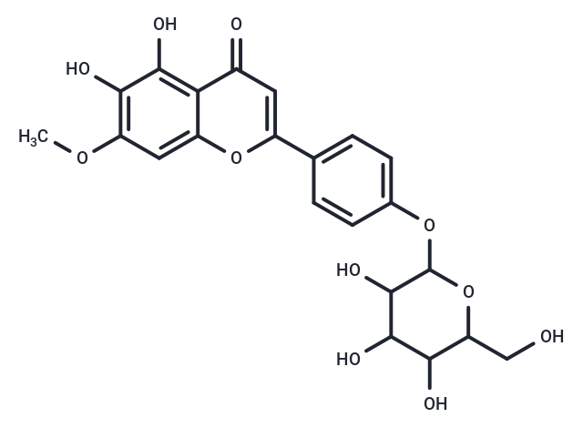 5,6-dihydroxy-methoxy-2-(4-{[3,4,5-trihydroxy-6-(hydroxymethyl)oxan-yl]oxy}phenyl)-4H-chromen-4-one
