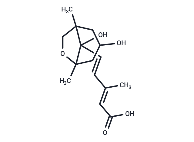 (2E,4E)-5-{3,8-dihydroxy-1,5-dimethyl-6-oxabicyclo[3.2.1]octan-8-yl}-3-methylpenta-2,4-dienoic acid