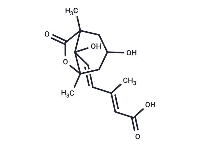 (2E,4E)-5-{3,8-dihydroxy-1,5-dimethyl-7-oxo-6-oxabicyclo[3.2.1]octan-yl}-3-methylpenta-dienoic acid