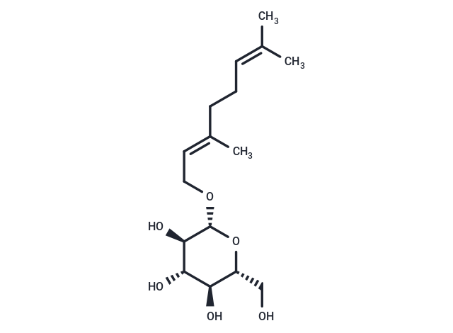 (2R,3R,4S,5S,6R)-2-{[(2E)-3,7-dimethylocta-2,6-dien-1-yl]oxy}-6-(hydroxymethyl)oxane-3,4,5-triol