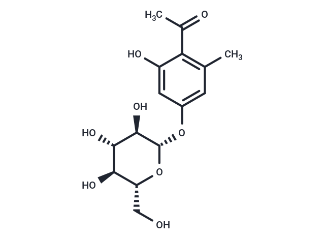 1-(2-hydroxy-6-methyl-4-{[trihydroxy-(hydroxymethyl)oxan-2-yl]oxy}phenyl)ethan-1-one