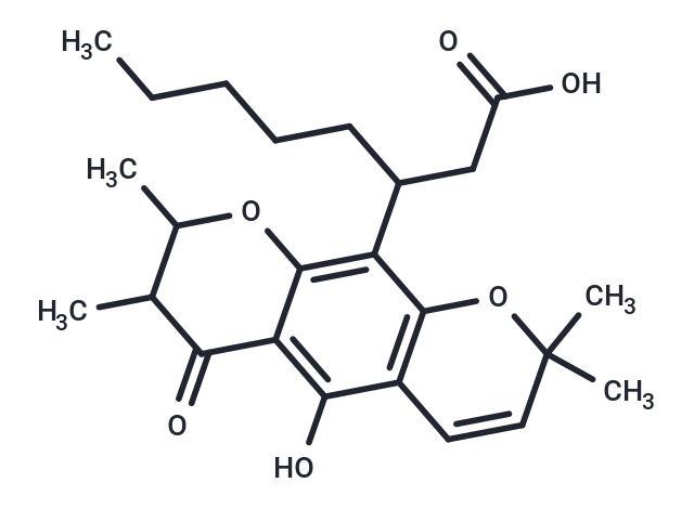 3-{5-hydroxy-2,3,8,8-tetramethyl-4-oxo-2H,3H,4H,8H-pyrano[3,2-g]chromen-10-yl}octanoic acid