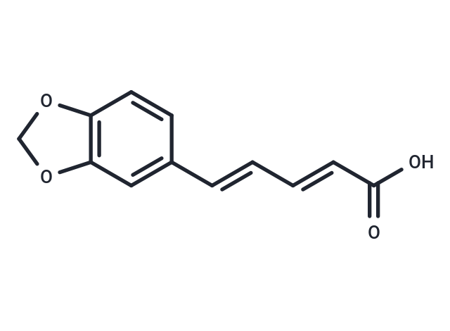 (2E,4E)-5-(2H-1,3-benzodioxol-5-yl)penta-2,4-dienoic acid
