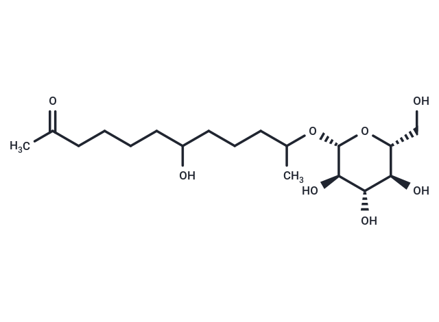 7-hydroxy-11-{[(2R,3R,4S,5S,6R)-3,4,5-trihydroxy-6-(hydroxymethyl)oxan-2-yl]oxy}dodecan-2-one