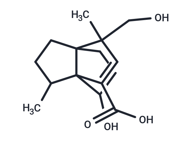 8-hydroxy-4-(hydroxymethyl)-4,9-dimethyltricyclo[3.3.3.0^{1,5}]undec-2-ene-2-carboxylic acid