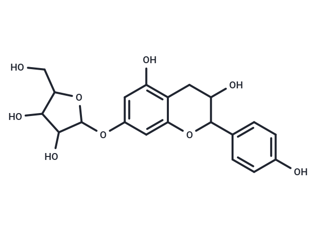 7-{[3,4-dihydroxy-5-(hydroxymethyl)oxolan-yl]oxy}-2-(4-hydroxyphenyl)-dihydro-2H-1-benzopyran-diol