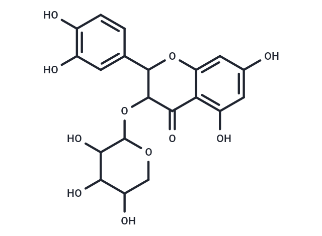 2-(3,4-dihydroxyphenyl)-dihydroxy-3-[(3,4,5-trihydroxyoxan-2-yl)oxy]-dihydro-2H-1-benzopyran-one