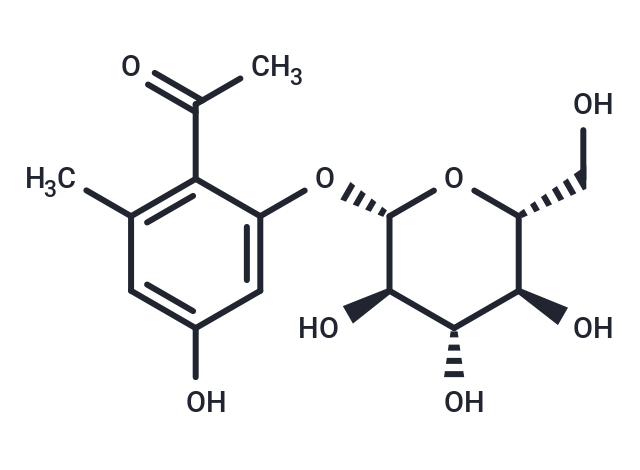 1-(4-hydroxy-2-methyl-6-{[3,4,5-trihydroxy-6-(hydroxymethyl)oxan-2-yl]oxy}phenyl)ethan-1-one