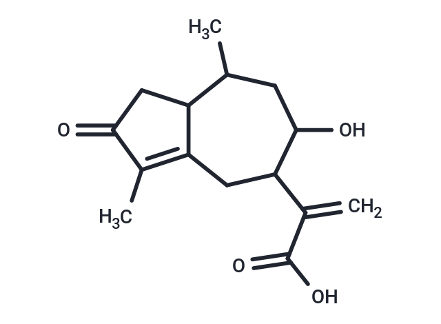 2-(6-hydroxy-3,8-dimethyl-2-oxo-1,2,4,5,6,7,8,8a-octahydroazulen-5-yl)prop-2-enoic acid