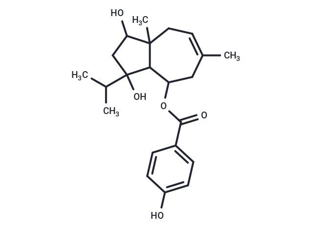 1,3-dihydroxy-6,8a-dimethyl-3-(propan-yl)-1,2,3,3a,4,5,8,8a-octahydroazulen-4-yl 4-hydroxybenzoate