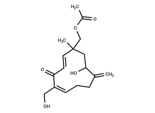 [10-hydroxy-5-(hydroxymethyl)-1-methyl-9-methylidene-4-oxocycloundeca-2,5-dien-1-yl]methyl acetate