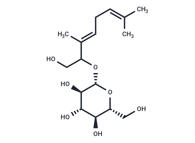 2-{[(3E)-1-hydroxy-3,7-dimethylocta-3,6-dien-2-yl]oxy}-6-(hydroxymethyl)oxane-3,4,5-triol