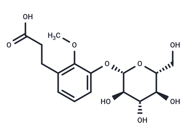 3-(2-methoxy-3-{[3,4,5-trihydroxy-6-(hydroxymethyl)oxan-2-yl]oxy}phenyl)propanoic acid