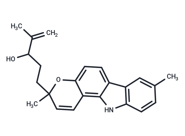 5-{3,8-dimethyl-3H,11H-pyrano[3,2-a]carbazol-3-yl}-2-methylpent-1-en-3-ol