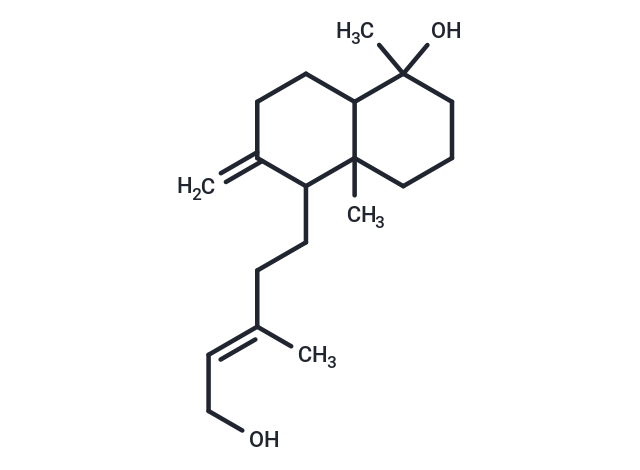 5-[(3E)-5-hydroxy-3-methylpent-3-en-1-yl]-1,4a-dimethyl-6-methylidene-decahydronaphthalen-1-ol