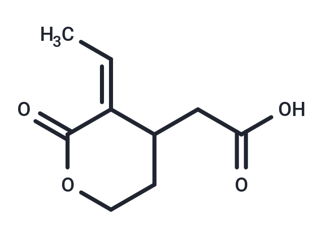 2-[(3Z)-3-ethylidene-2-oxooxan-4-yl]acetic acid