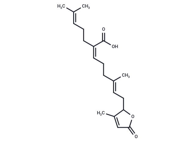 (2Z,6E)-6-methyl-8-(3-methyl-oxo-dihydrofuran-2-yl)-2-(4-methylpent-3-en-1-yl)octa-2,6-dienoic acid
