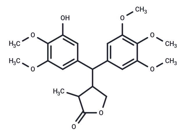 4-[(3-hydroxy-4,5-dimethoxyphenyl)(3,4,5-trimethoxyphenyl)methyl]-3-methyloxolan-2-one