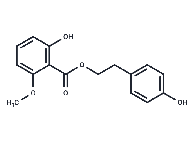 2-(4-hydroxyphenyl)ethyl 2-hydroxy-6-methoxybenzoate