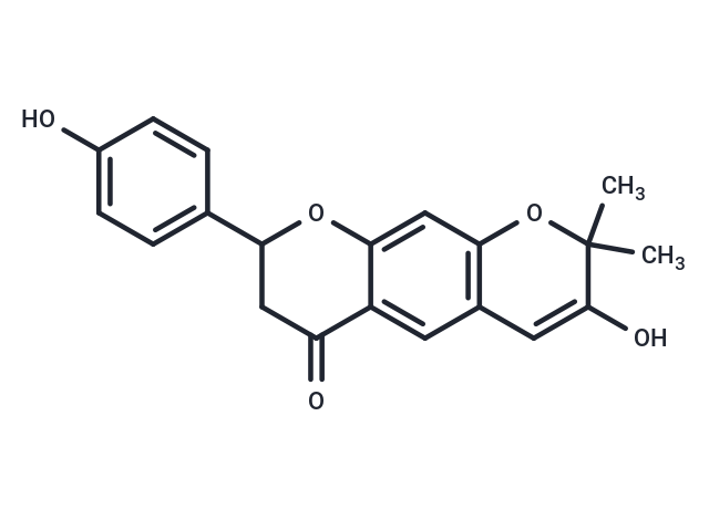 7-hydroxy-2-(4-hydroxyphenyl)-8,8-dimethyl-2H,3H,4H,8H-pyrano[3,2-g]chromen-4-one
