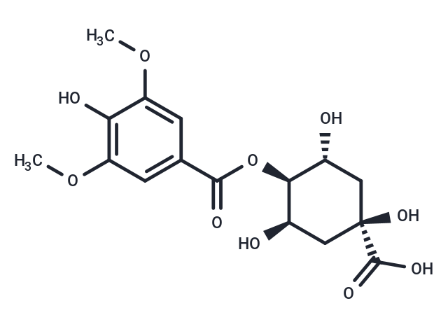 (1S,3R,4S,5R)-1,3,5-trihydroxy-4-(4-hydroxy-3,5-dimethoxybenzoyloxy)cyclohexane-1-carboxylic acid