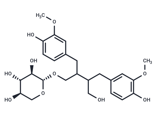 (2R,3R,4S,5R)-2-{4-hydroxy-2,3-bis[(4-hydroxy-3-methoxyphenyl)methyl]butoxy}oxane-3,4,5-triol