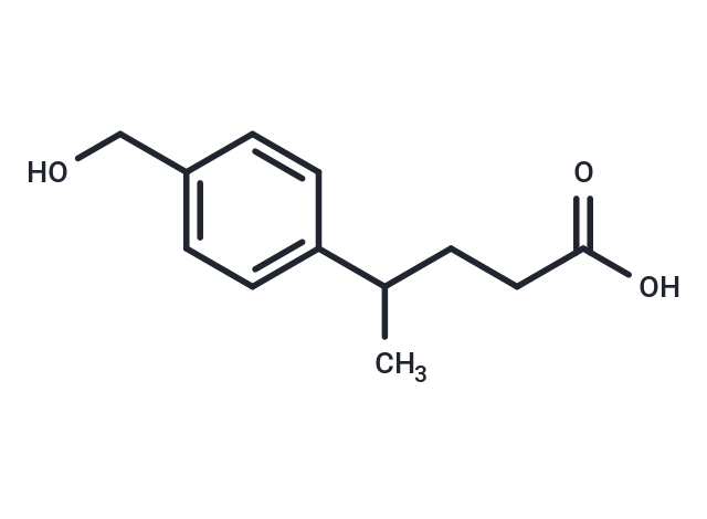 4-[4-(hydroxymethyl)phenyl]pentanoic acid