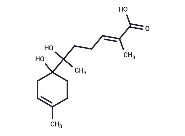(2E)-6-hydroxy-6-(1-hydroxy-4-methylcyclohex-3-en-1-yl)-2-methylhept-2-enoic acid