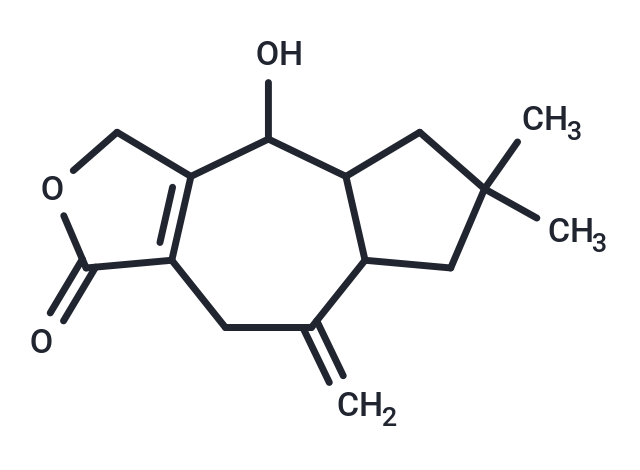 4-hydroxy-6,6-dimethyl-8-methylidene-1H,3H,4H,4aH,5H,6H,7H,7aH,8H,9H-azuleno[5,6-c]furan-1-one