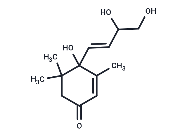 4-[(1E)-3,4-dihydroxybut-1-en-1-yl]-4-hydroxy-3,5,5-trimethylcyclohex-2-en-1-one