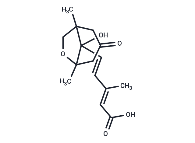 5-{8-hydroxy-dimethyl-3-oxo-6-oxabicyclo[3.2.1]octan-8-yl}-3-methylpenta-2,4-dienoic acid
