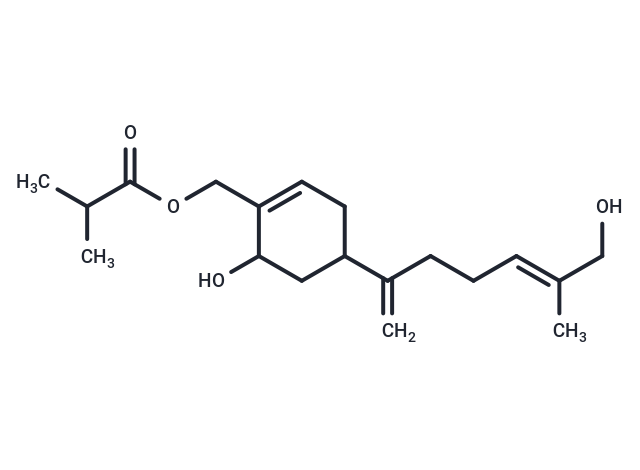 {6-hydroxy-4-[7-hydroxy-6-methylhepta-1,5-dien-2-yl]cyclohex-1-en-1-yl}methyl 2-methylpropanoate