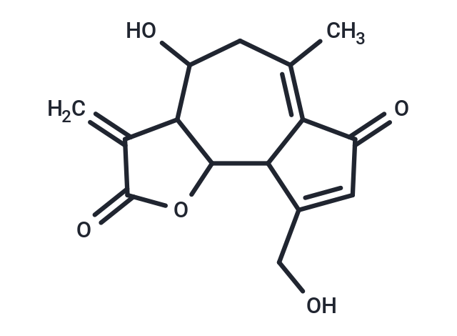 4-hydroxy-9-(hydroxymethyl)-6-methyl-3-methylidene-azuleno[4,5-b]furan-2,7-dione